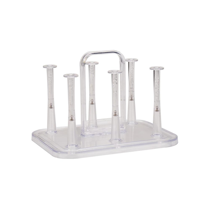 OEM&ODM Clear Multipurpose Mug Drying Stand with Integrated Handle2